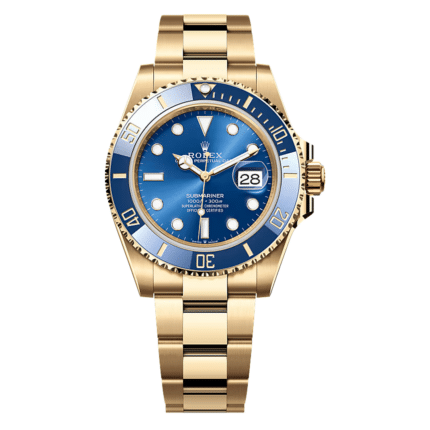 Rolex Submariner Yellow Gold Blue Dial Replica