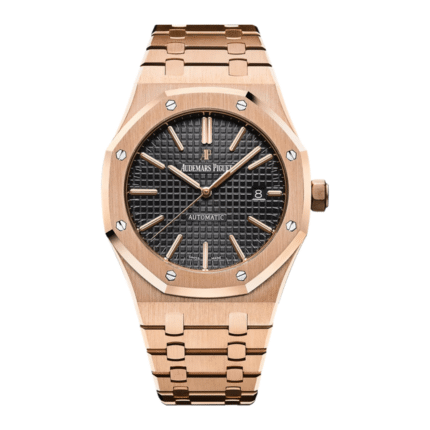 Audemars Piguet Royal Rose Gold Black Dial Replica