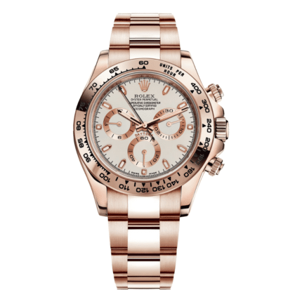 Rolex Daytona Rose Gold White Dial Replica