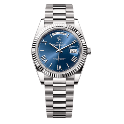 Rolex Day-Date 40 Blue Roman Dial Replica