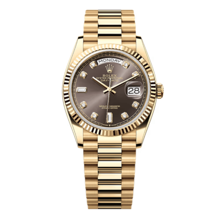 Rolex Day-Date 36 Gray Diamond Dial Replica