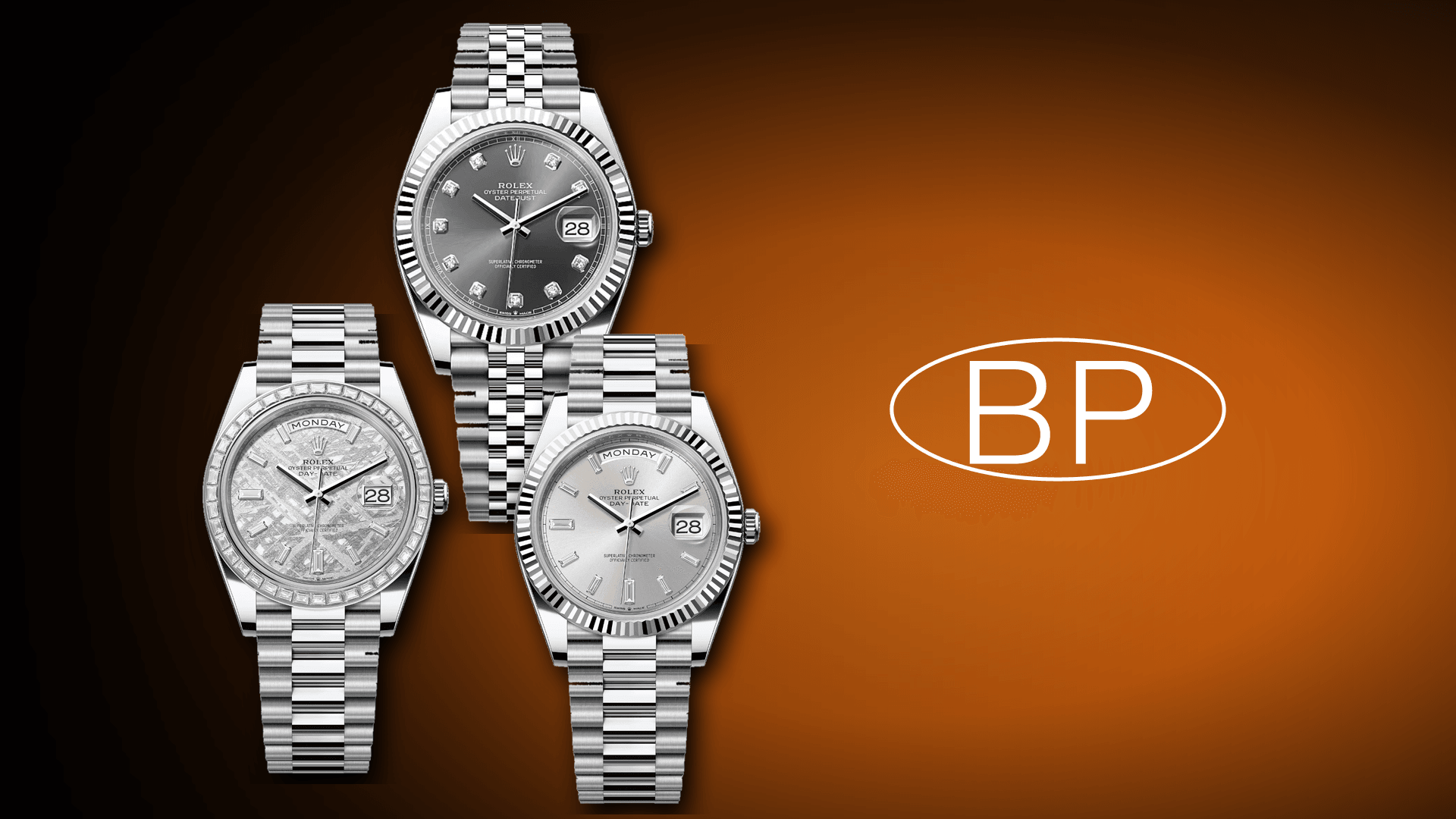Diamond set Rolex replica watches of the kind BP Factory builds