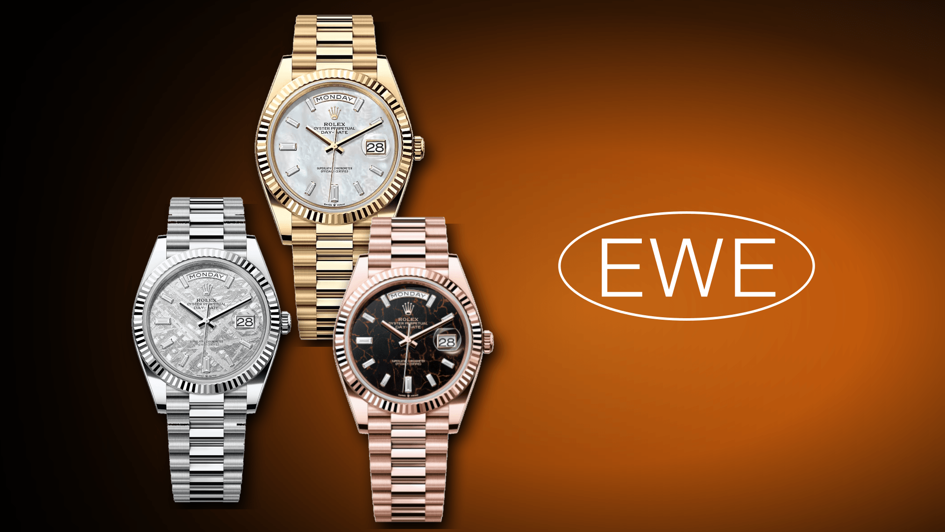 Rolex Day-Date replica watches, the reference EWE Factory is known for